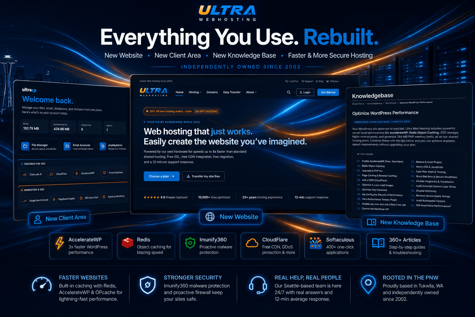 Ultra Web Hosting Update